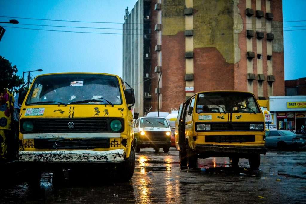 Commercial Lagos scene 